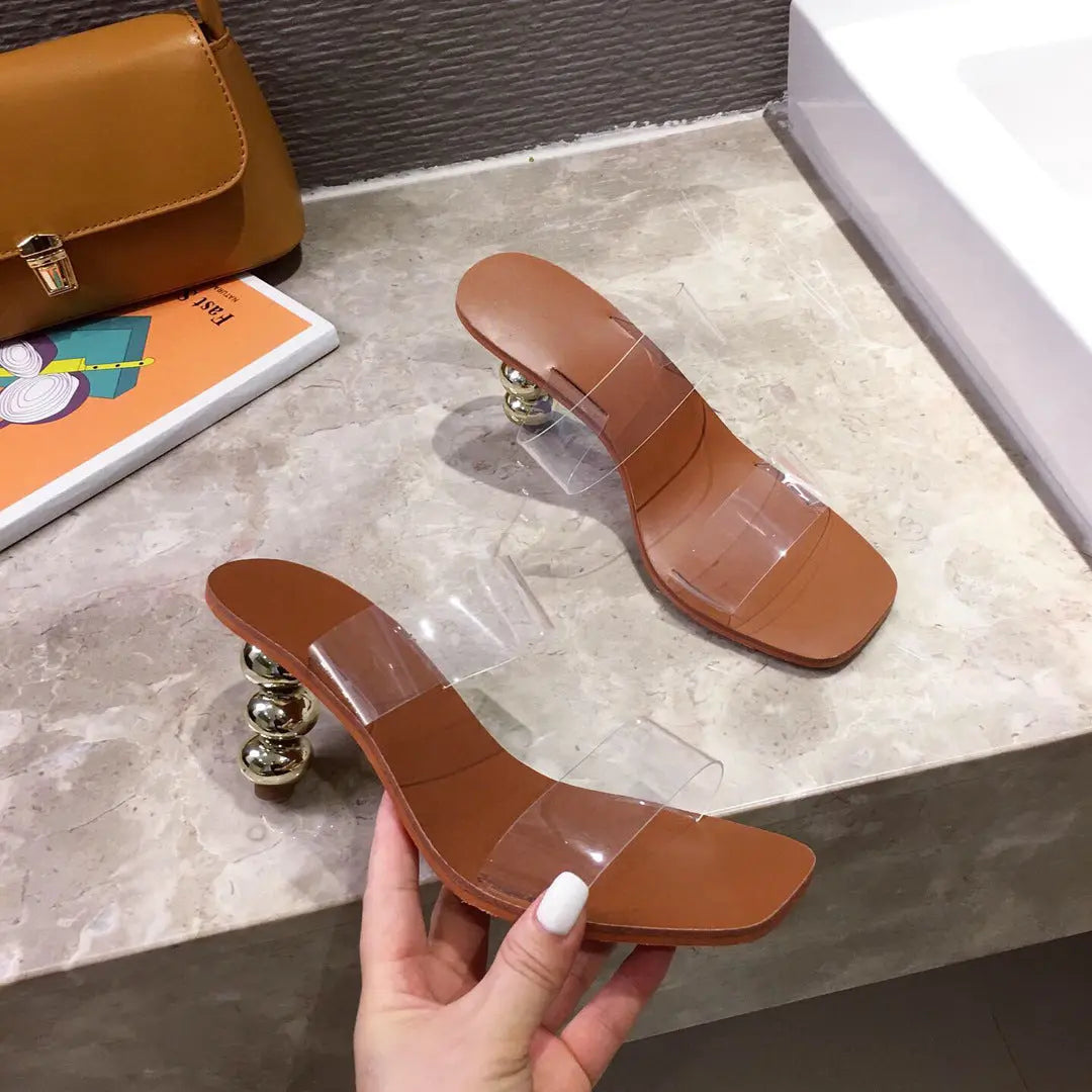 Becky’s Behavior Heels - Brown Taylor Rouge