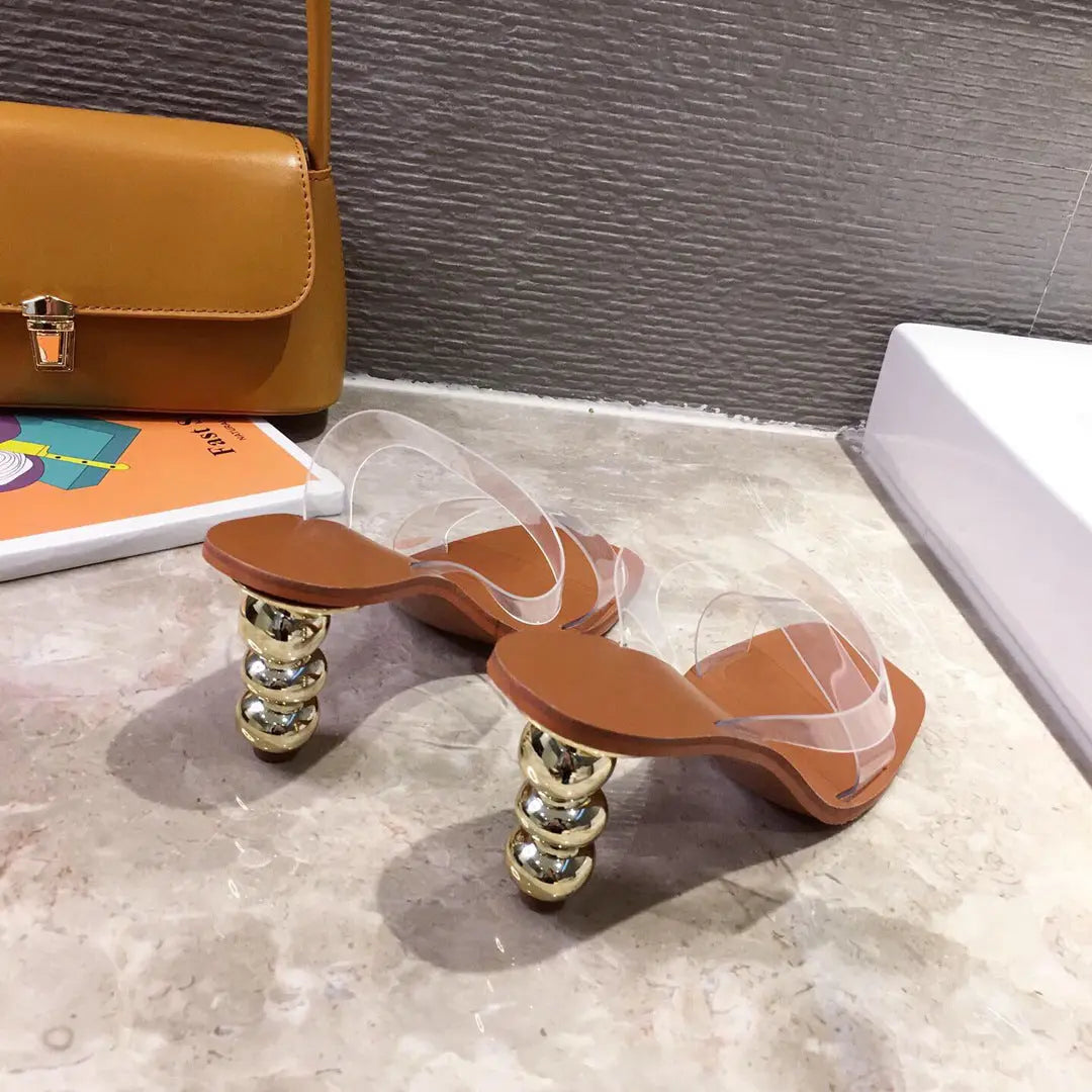 Becky’s Behavior Heels - Brown Taylor Rouge