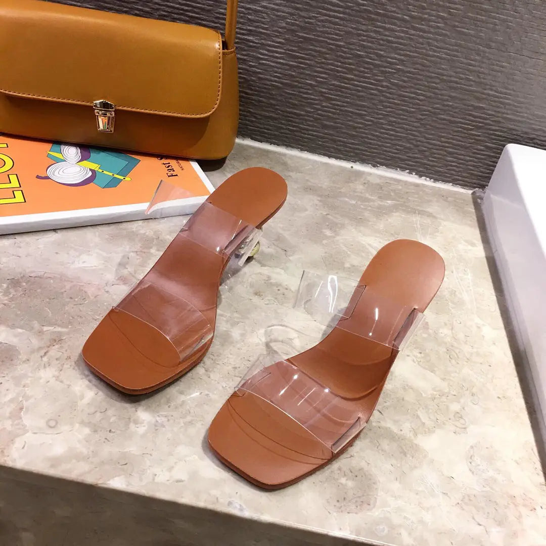 Becky’s Behavior Heels - Brown Taylor Rouge