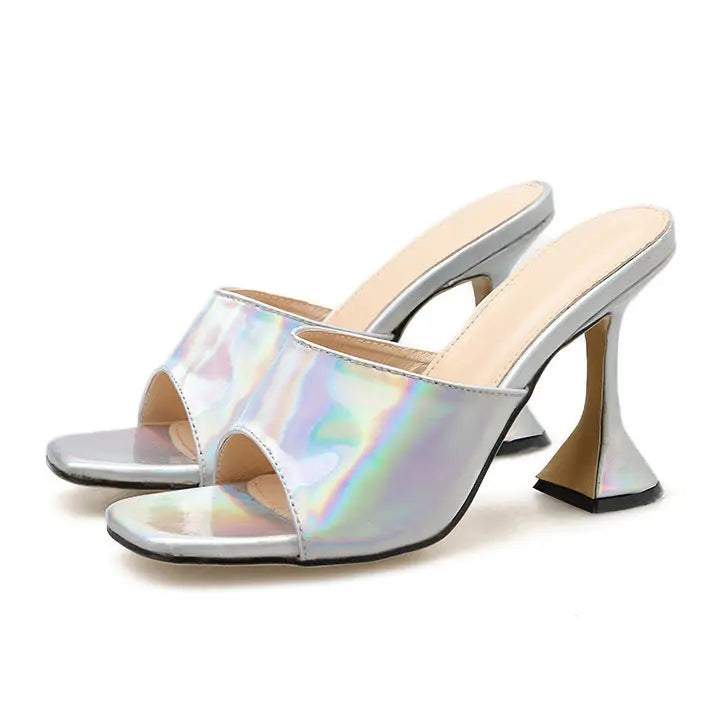 Bianca Boxed Heels -Black Taylor Rouge