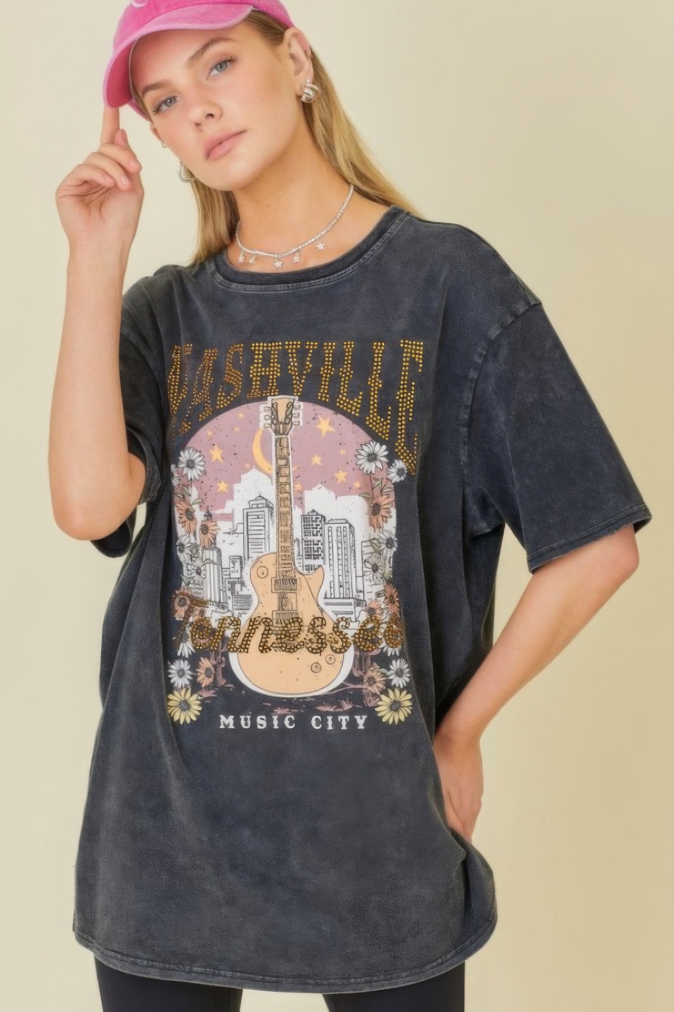 Washing Nashville Music City Graphic T-shirts - Taylor Rouge