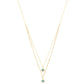 Double Star Crystal Layered Necklace Taylor Rouge
