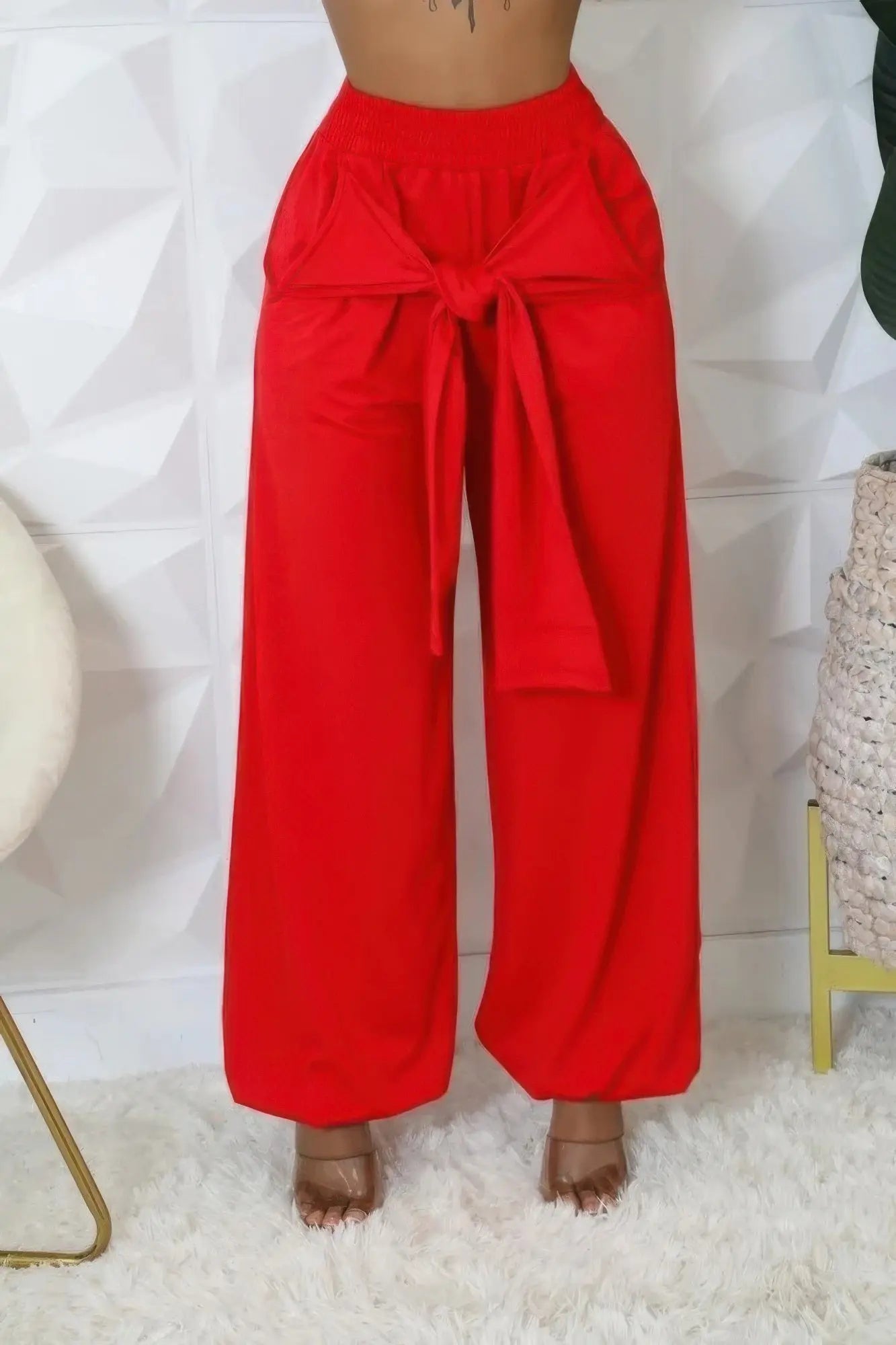 High-waisted Stretch Pants Taylor Rouge