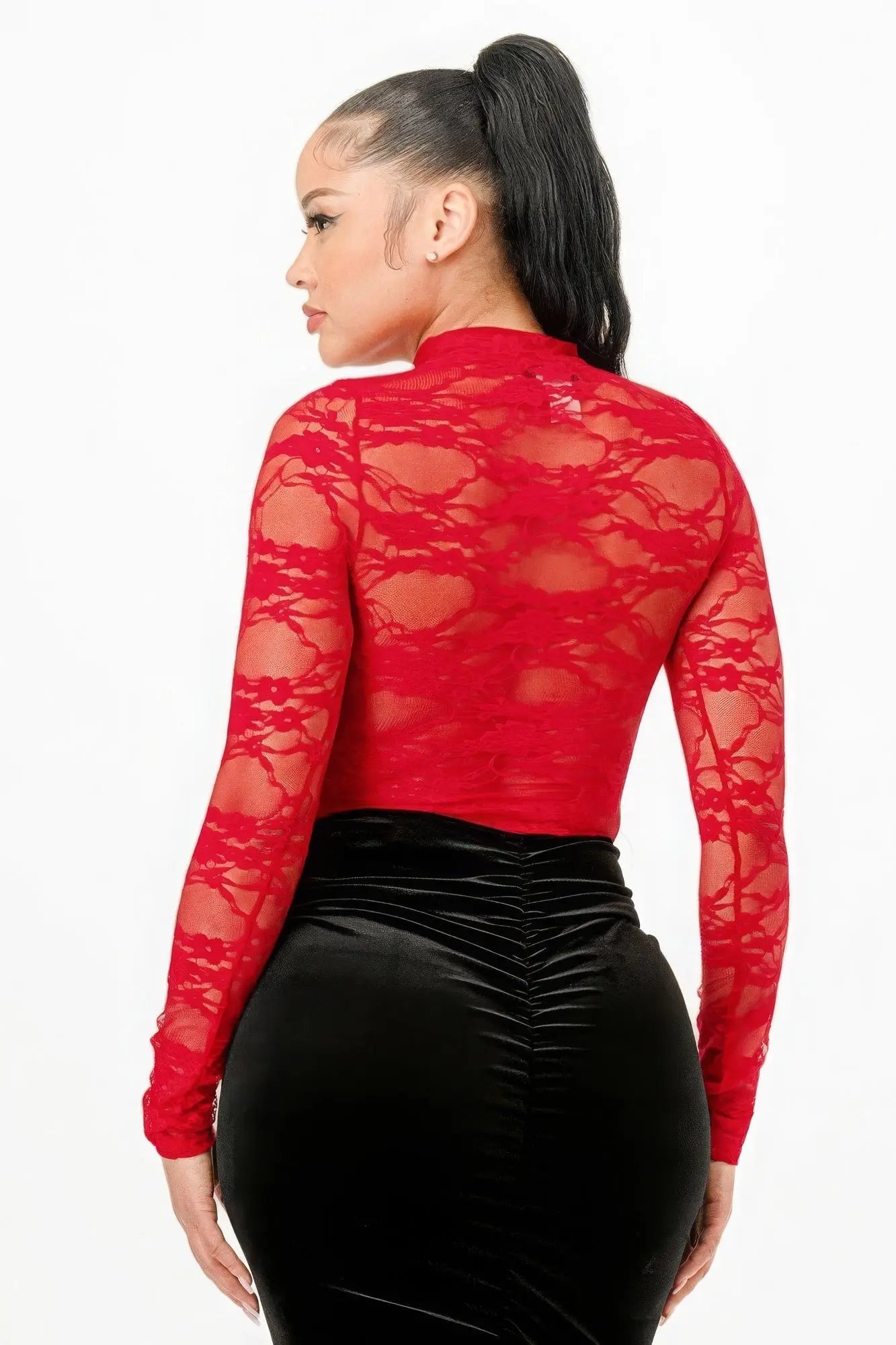 Lace Bodysuit & Mermaid Skirt Taylor Rouge