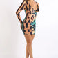 Multi Animal Printed Dress Taylor Rouge