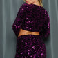 Perfect Night Out Velvet Sequins Skirt Set Taylor Rouge