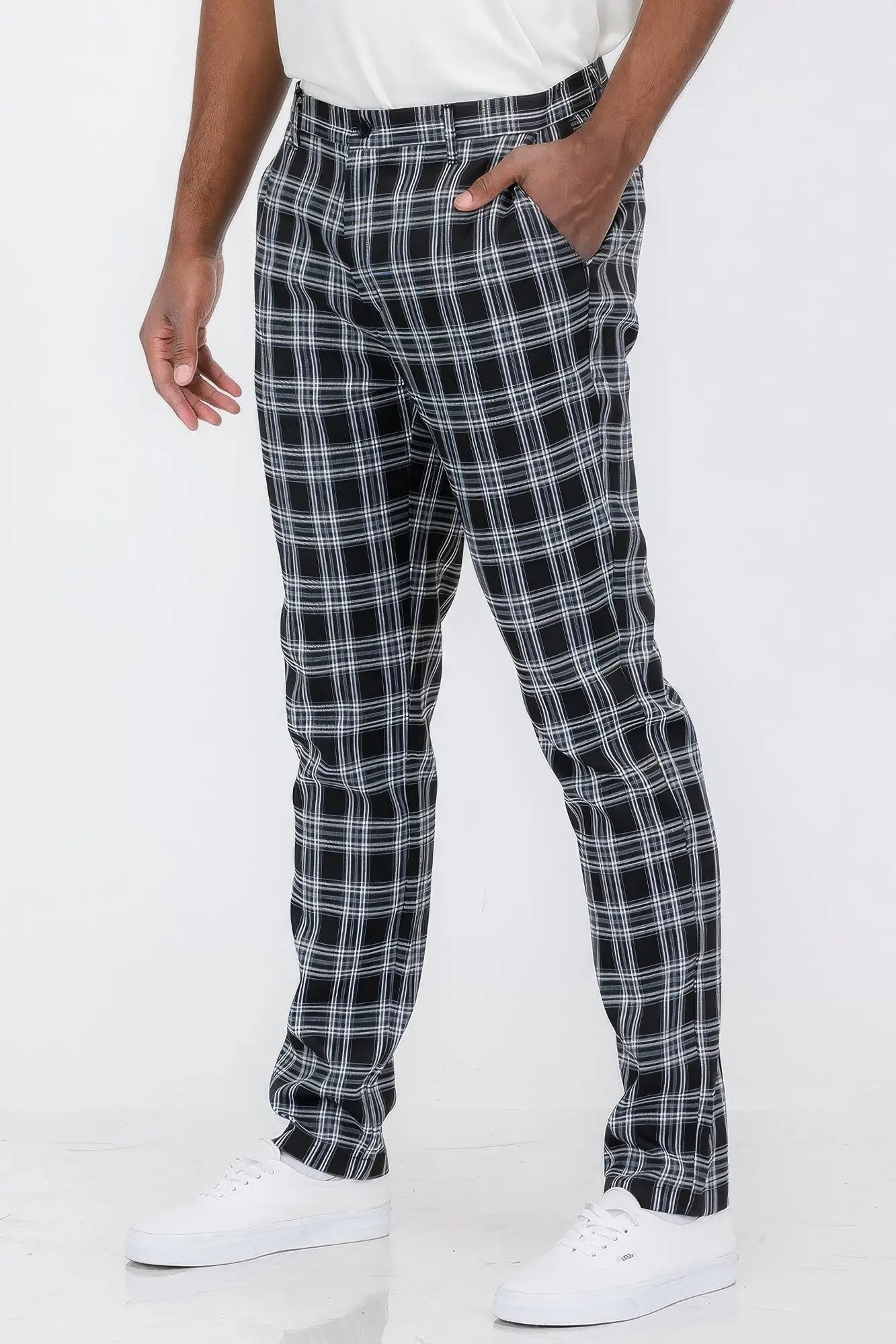 Plaid Trouser Pants Taylor Rouge