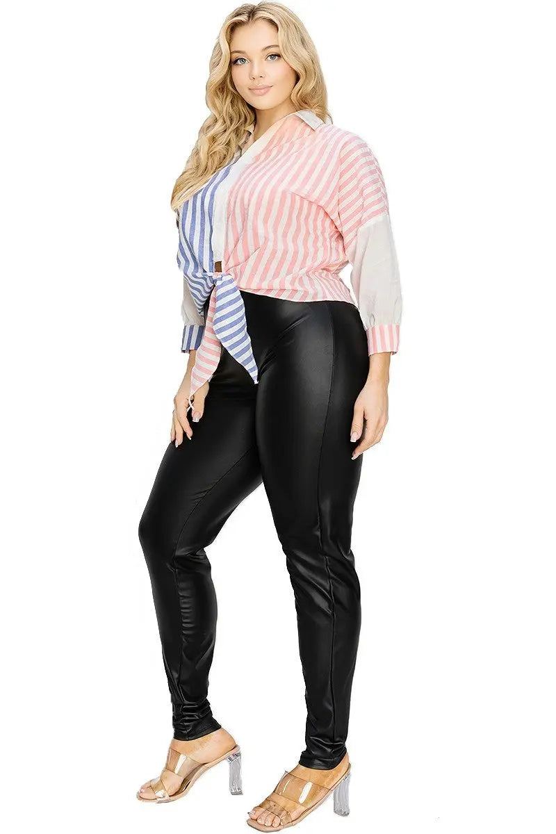 Plus gold & floral pattern print belted romer Taylor Rouge