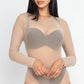 Sexy Sheer Mesh Long Sleeve Bodysuit Taylor Rouge