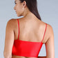 Sexy Spaghetti Strap Darted Under Bust Crop Top Taylor Rouge