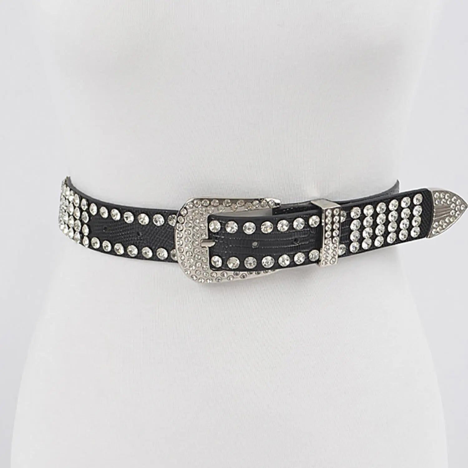 Studded Poly Belt Taylor Rouge